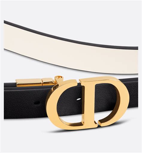 CHRISTIAN DIOR Calfskin 30 Montaigne Reversible Belt 85 34 .